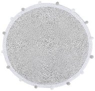 Přírodní koberec, ručně tkaný Bubbly Light Grey 120 × 120 o cm - Koberec
