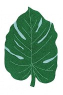 Přírodní koberec, ručně tkaný Monstera Leaf 120 × 180 cm - Koberec