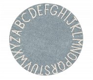 Přírodní koberec, ručně tkaný Round ABC Vintage Blue-Natural 150 × 150 o cm - Koberec