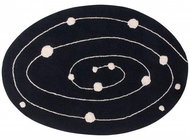 Přírodní koberec, ručně tkaný Milky Way 140 × 200 cm - Koberec