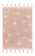 Prírodný koberec, ručne tkaný Hippy Stars Vintage Nude 120 × 175 cm - Koberec