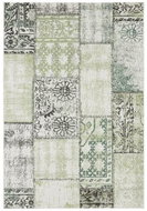Kusový koberec Beach 103846 Green/Cream/Black 80 × 200 cm - Carpet