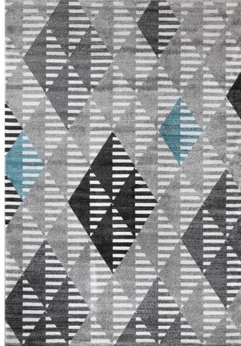 Kusový koberec Enjoy 840 Silver-Blue 80 × 150 cm - Carpet - Main image