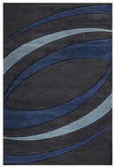 Kusový koberec Relax 230 Anthracite-Blue 200 × 290 cm - Koberec