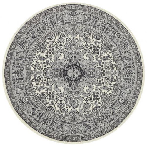 Kruhový koberec Mirkan 104437 Cream 160 × 160 o cm - Koberec - Main image