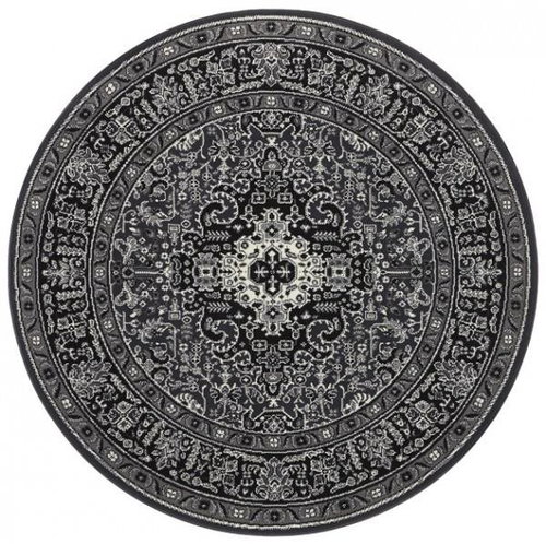 Kruhový koberec Mirkan 104436 Dark-grey 160 × 160 o cm - Koberec - Main image
