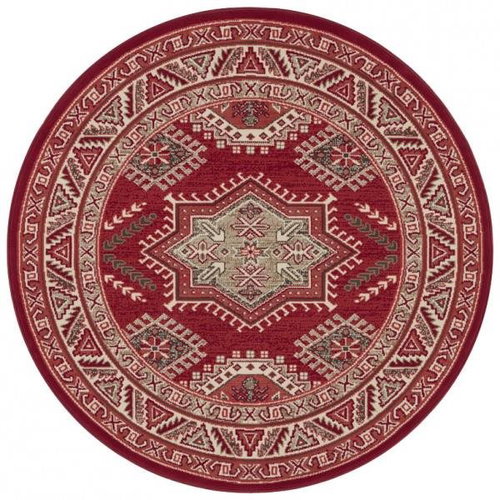 Kruhový koberec Mirkan 104100 Oriental-red 160 × 160 o cm - Koberec - Main image