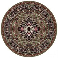 Kruhový koberec Mirkan 104097 Green 160 × 160 cm - Koberec