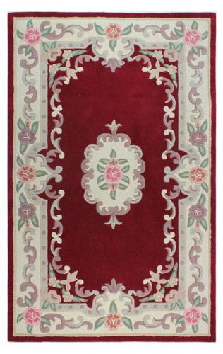Ručně všívaný kusový koberec Lotus premium Red 150 × 240 cm - Koberec - Main image