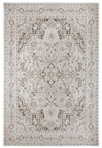 Kusový orientální koberec Flatweave 104805 Cream/Light-brown 160 × 230 cm - Koberec - Main image