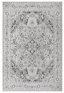 Kusový orientální koberec Flatweave 104806 Cream/Black 160 × 230 cm - Koberec