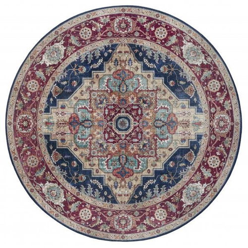 Kusový koberec Asmar 104017 Indigo/Blue kruh 160 × 160 o cm - Koberec - Main image