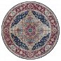 Kusový koberec Asmar 104017 Indigo/Blue kruh 160 × 160 o cm - Koberec