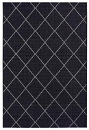 Kusový koberec Flatweave 104827 Black/Cream 120 × 170 cm - Koberec