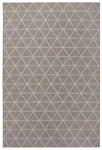 Kusový koberec Flatweave 104831 Light-brown/Cream 120 × 170 cm - Koberec - Main image