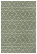 Kusový koberec Flatweave 104836 Green/Cream 160 × 230 cm - Koberec