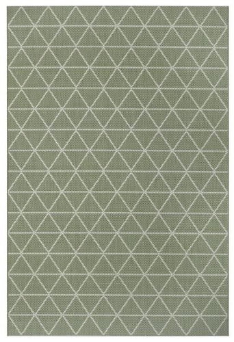 Kusový koberec Flatweave 104836 Green/Cream 160 × 230 cm - Koberec - Main image