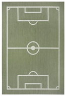 Dětský kusový koberec Flatweave Kids Rugs 104872 Green/Cream 200 × 290 cm - Koberec
