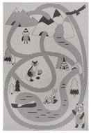 Dětský kusový koberec Flatweave Kids Rugs 104880 Cream/Black - Koberec
