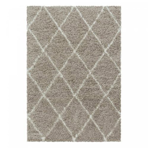 Kusový koberec Alvor Shaggy 3401 beige 80 × 250 cm - Koberec - Main image