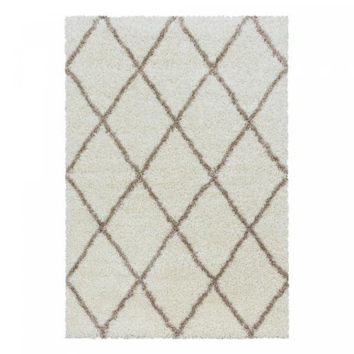 Kusový koberec Alvor Shaggy 3401 cream 80 × 150 cm - Koberec - Main image