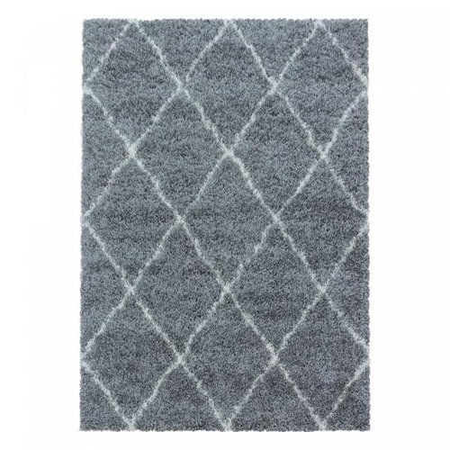 Kusový koberec Alvor Shaggy 3401 grey 80 × 150 cm - Koberec - Main image