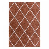 Kusový koberec Alvor Shaggy 3401 terra 60 × 110 cm - Koberec
