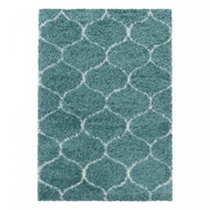 Kusový koberec Salsa Shaggy 3201 blue 60 × 110 cm - Koberec