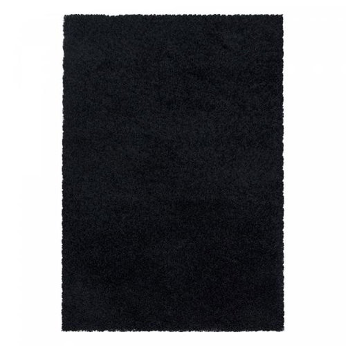 Kusový koberec Sydney Shaggy 3000 black 160 × 230 cm - Koberec - Main image