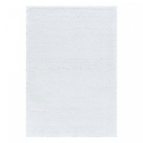 Kusový koberec Fluffy Shaggy 3500 white 120 × 170 cm - Koberec - Main image