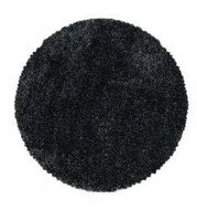 Kusový koberec Fluffy Shaggy 3500 anthrazit kruh 120 × 120 o cm - Koberec