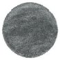 Kusový koberec Fluffy Shaggy 3500 light grey kruh - Koberec