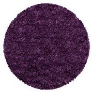 Kusový koberec Fluffy Shaggy 3500 lila kruh - Koberec