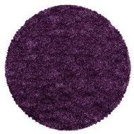Kusový koberec Fluffy Shaggy 3500 lila kruh 200 × 200 o cm - Koberec