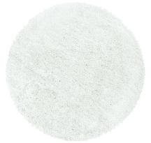 Kusový koberec Fluffy Shaggy 3500 white kruh 160 × 160 o cm - Koberec - Main image