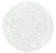 Kusový koberec Fluffy Shaggy 3500 white kruh 200 × 200 o cm - Koberec
