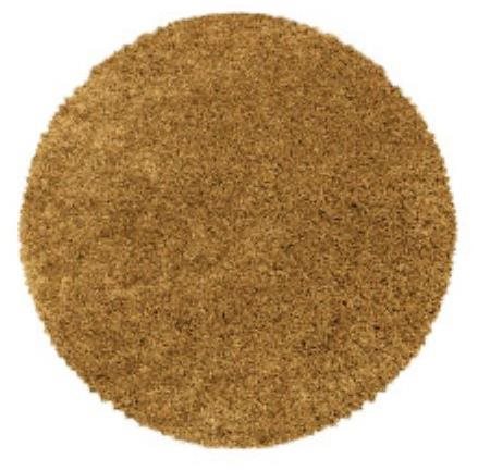 Kusový koberec Sydney Shaggy 3000 gold kruh 80 × 80 o cm - Koberec - Main image
