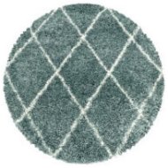 Kusový koberec Alvor Shaggy 3401 blue kruh 80 × 80 o cm - Koberec