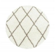 Kusový koberec Alvor Shaggy 3401 cream kruh - Koberec
