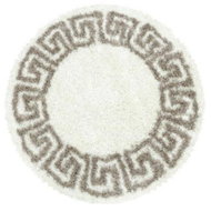 Kusový koberec Hera Shaggy 3301 beige kruh - Koberec