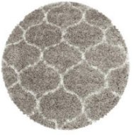 Kusový koberec Salsa Shaggy 3201 beige kruh - Koberec