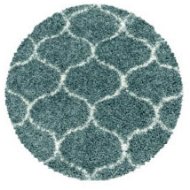 Kusový koberec Salsa Shaggy 3201 blue kruh - Koberec