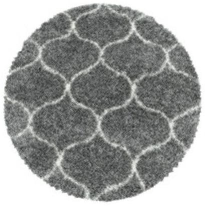 Kusový koberec Salsa Shaggy 3201 grey kruh 120 × 120 o cm - Koberec - Main image