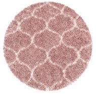 Kusový koberec Salsa Shaggy 3201 rose kruh - Koberec