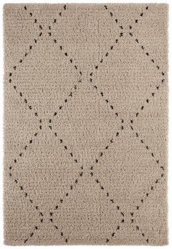 Kusový koberec Retro 105200 Beige, Black 120 × 170 cm - Koberec - Main image