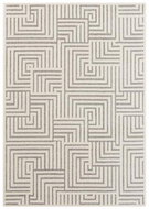 Kusový koberec New York 105093 Cream, grey 80 × 150 cm - Koberec