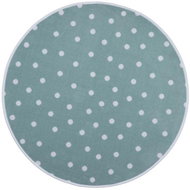 Kusový dětský koberec Puntík mint  kruh 67 × 67 o cm - Koberec
