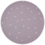 Kusový dětský koberec Hvězdičky růžové kruh 400 × 400 o cm - Koberec