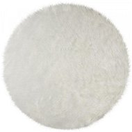 Kusový koberec Faux Fur Sheepskin Ivory kruh 120 × 120 o cm - Koberec