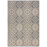 Kusový koberec Florence Alfresco Tile Grey - Koberec